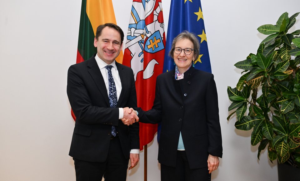 Vice-Minister Mitkus met with the newly appointed Ambassadors of Luxembourg and Portugal to Lithuania