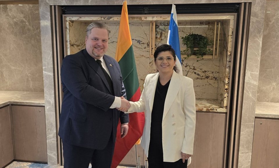 Lithuania's Vice-Minister and Israeli Deputy Minister discussed bilateral ties, security and innovation in Tel Aviv