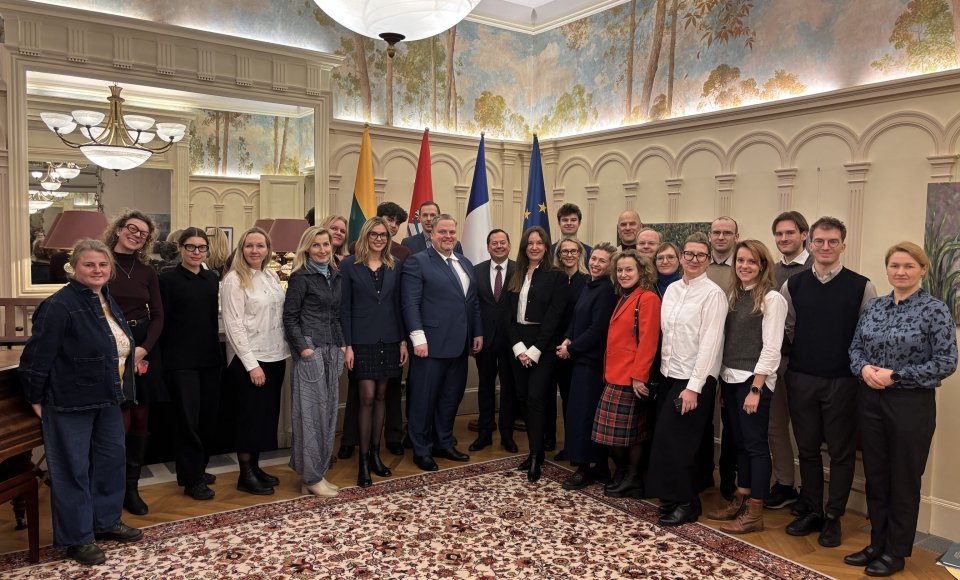 Viceministras T. Valys su Prancūzijos lietuviais aptarė diasporos vaidmenį kuriant atvirą, modernią ir saugią Lietuvą