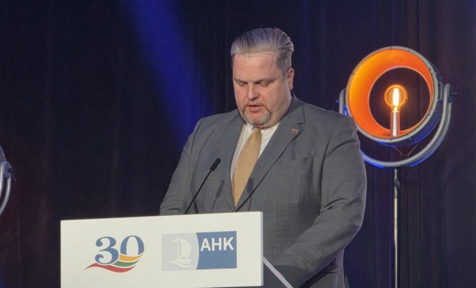 30-metį švenčiantiems Vokietijos prekybos rūmams Lietuvoje – užsienio reikalų viceministro...