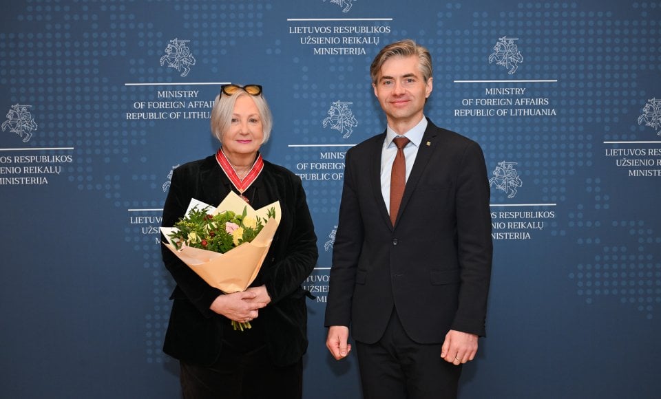 A. Lukošiūnienė apdovanota „Lietuvos diplomatijos žvaigžde“