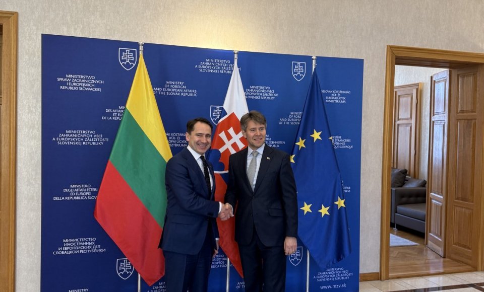 Vice-Minister Mitkus in Bratislava: EU enlargement and support for Ukraine will be among the main priorities of Lithuania's Presidency of the Council of the EU