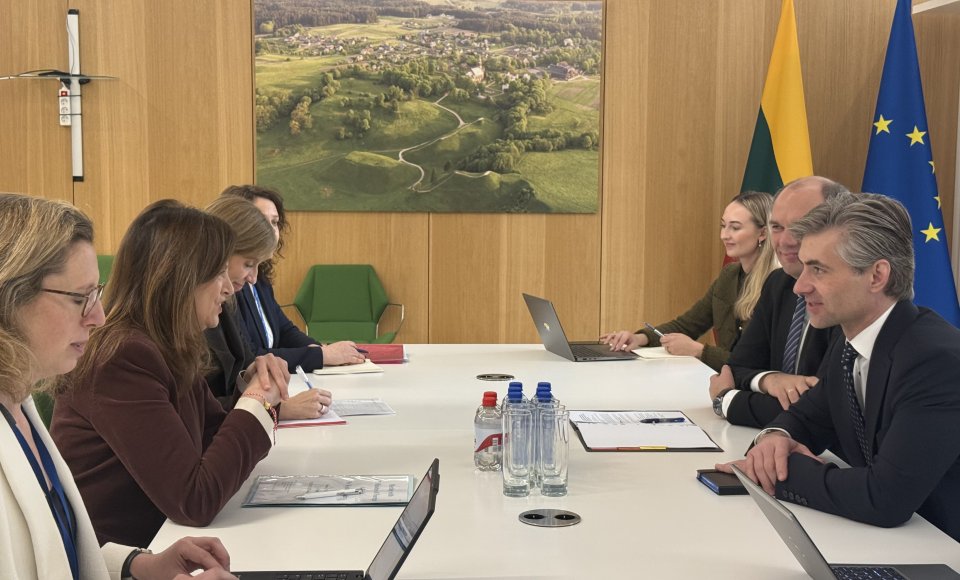Tęsiamas Lietuvos pasirengimas pirmininkavimui – K. Budrys su ES Tarybos atstovais aptarė Europos...