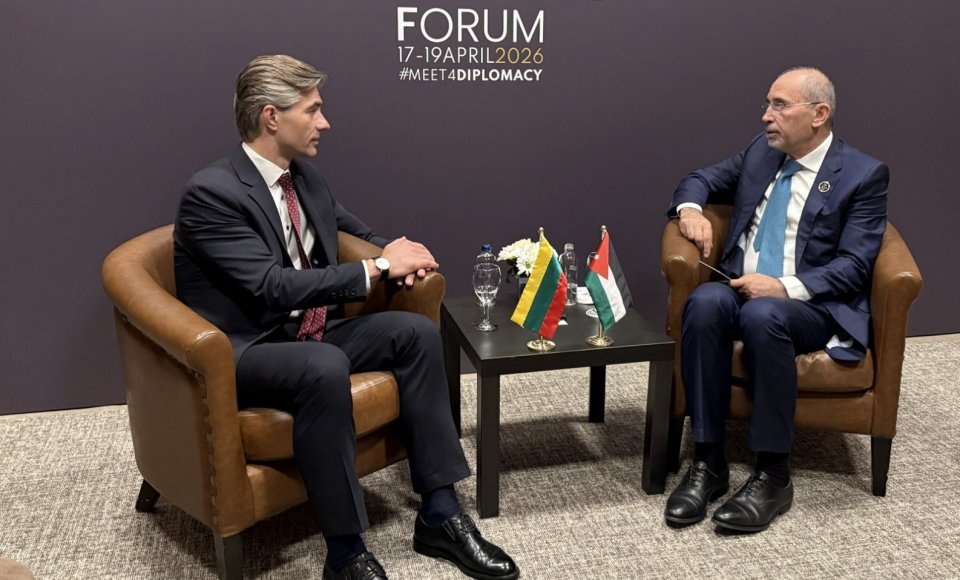 K. Budrys susitiko su Jordanijos užsienio reikalų ministru