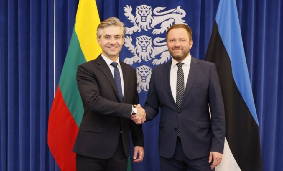 K. Budrys Taline susitiko su Estijos užsienio reikalų ministru