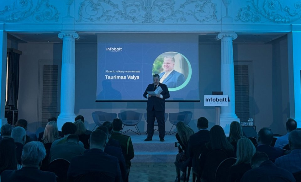 Viceministras T. Valys INFOBALT konferencijoje: technologijų verslo ir valstybės partnerystė yra strateginė būtinybė
