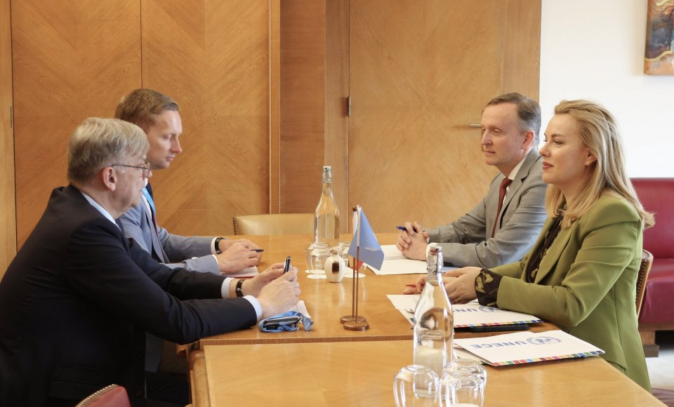 Ambasadorius Rytis Paulauskas susitiko su JT Ekonominės komisijos Europai vadove Tatiana Molcean