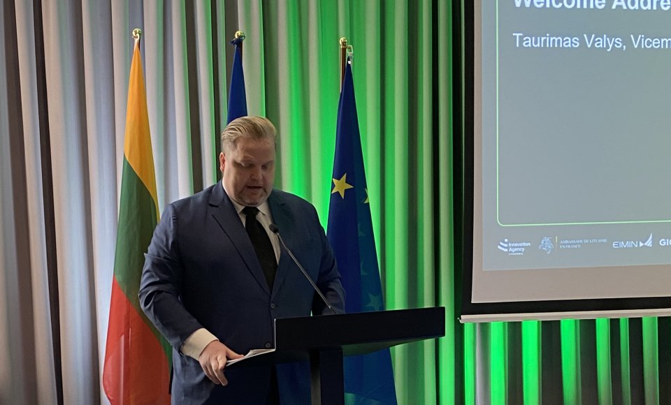 Viceministras T. Valys dalyvavo Lietuvos ir Prancūzijos gynybos ir saugumo verslo forume