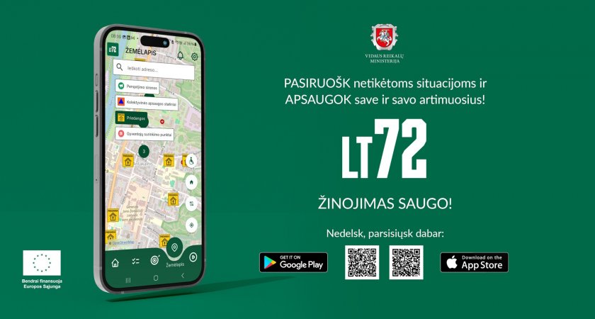 Mobili programėlė LT72 