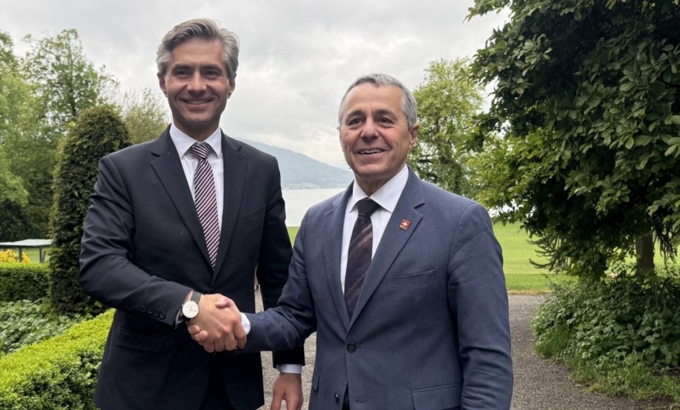 Budrys meets with the Swiss Foreign Minister