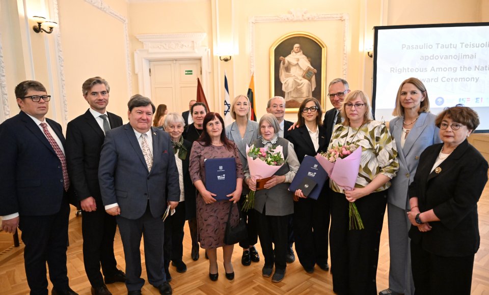 Budrys: The resolve and courage of the Righteous Among the Nations to save human lives is an act of resistance against the occupation and the moral foundation of Lithuania