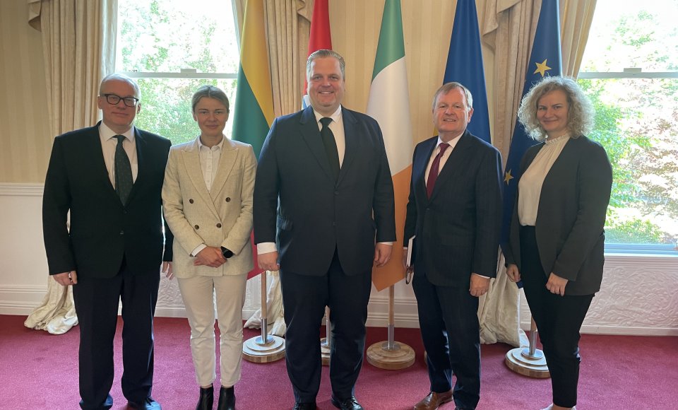 Vice-Minister Valys discussed opportunities for expanding economic cooperation with business representatives in Dublin