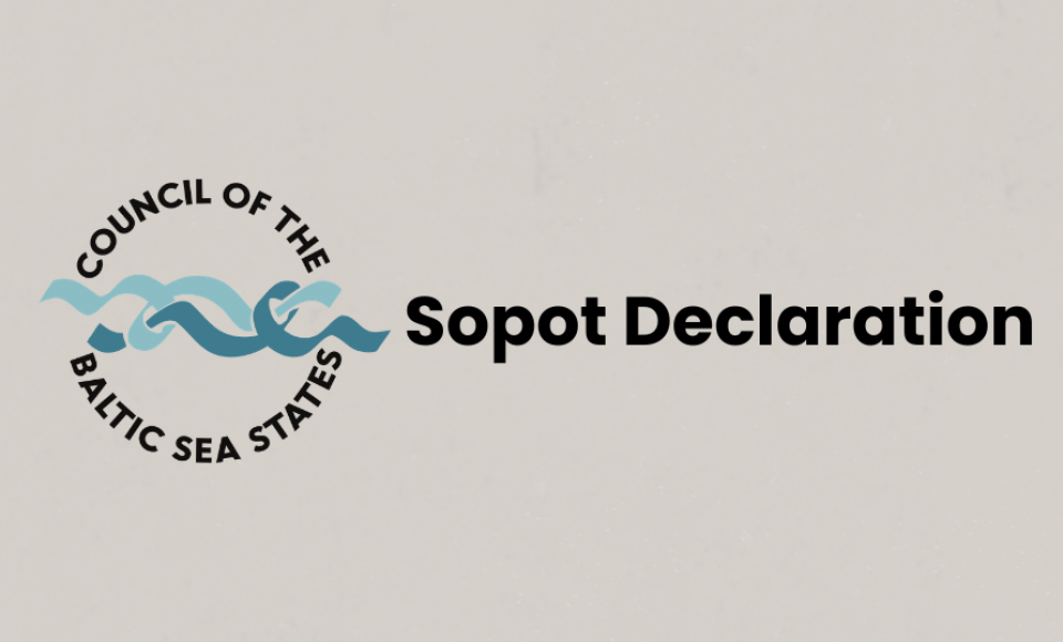 Declaration of the Council of the Baltic Sea States Released: The region’s democracies must...
