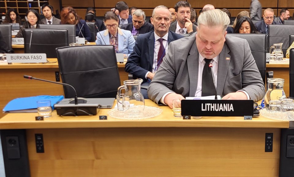 Lithuania joins the resolution tabled by the United States, the United Kingdom, France, and Germany on Iran's nuclear programme to the IAEA Board of Governors