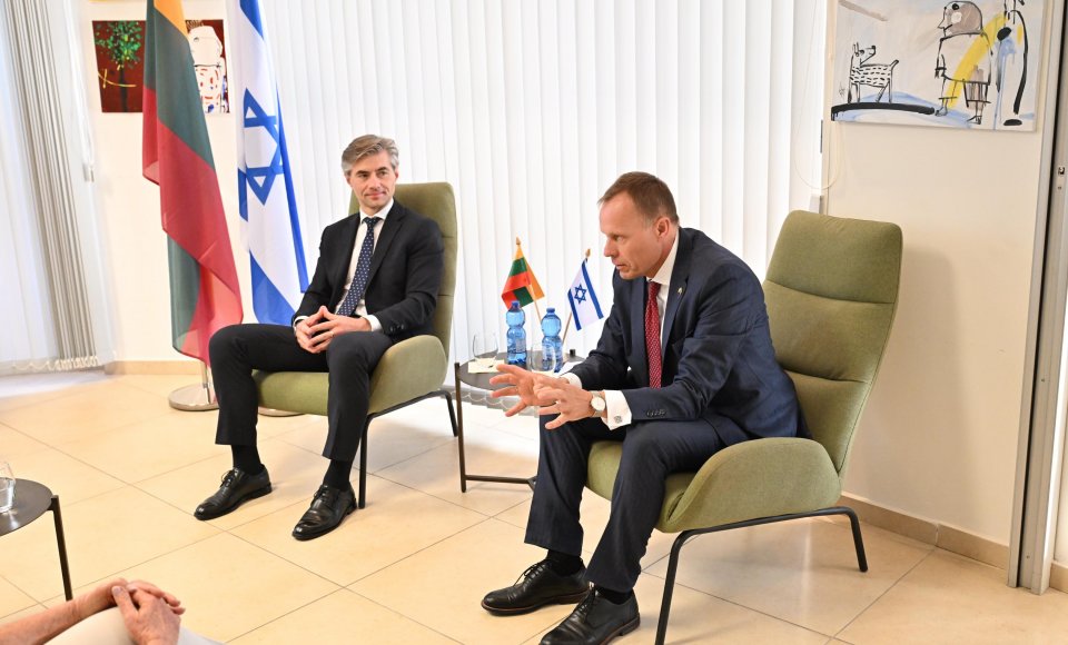 K. Budrys susitiko su Izraelio lietuvių ir Lietuvos žydų bendruomenių atstovais
