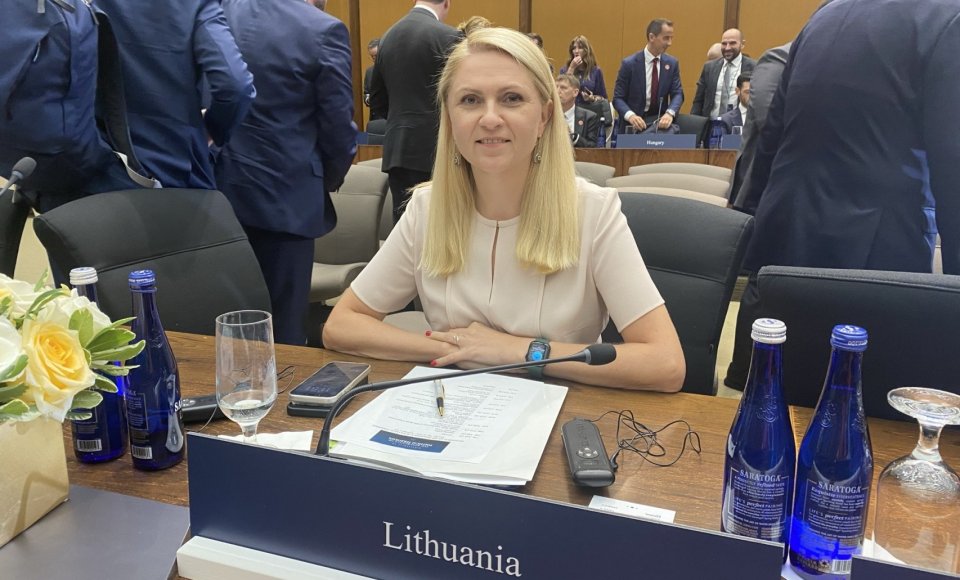 Kanclerė A. Stakėnienė Vašingtone dalyvavo ministrų lygio susitikime dėl politinio terorizmo