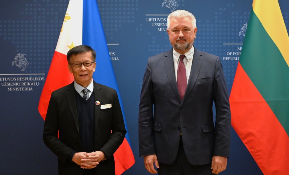 Viceministras V. Verbickas: bendradarbiaujant su Filipinais svarbu užtikrinti atsakingą darbo migraciją