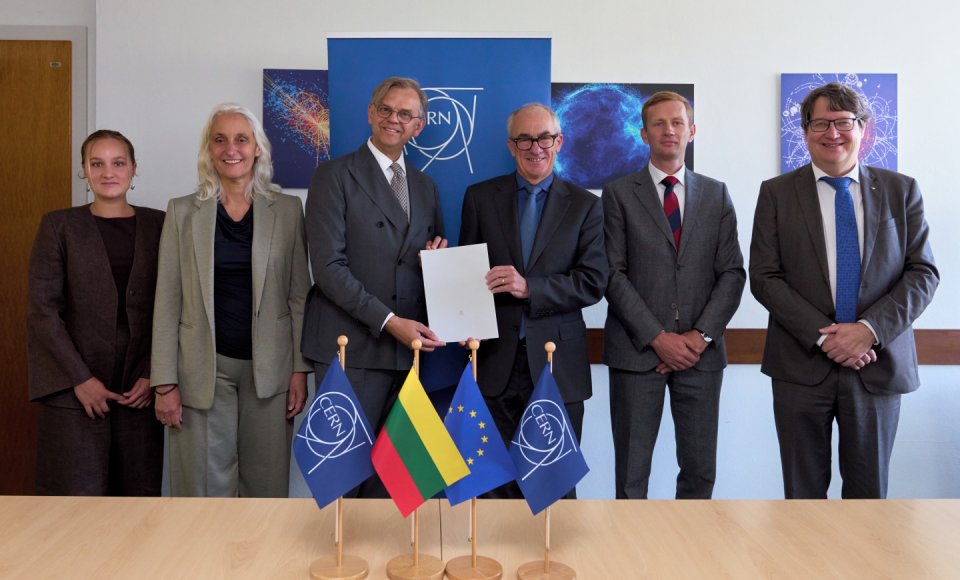 Lietuva siekia tapti visateise CERN nare