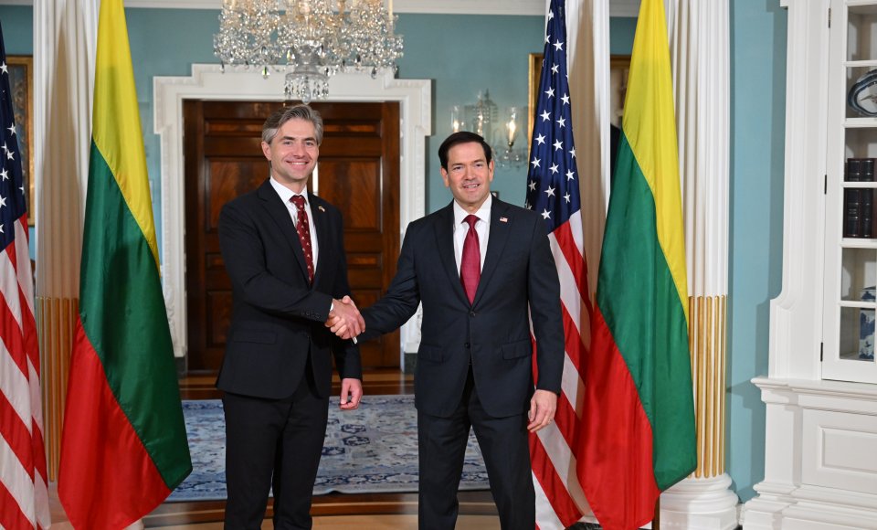 K. Budrys susitikime su M. Rubio: JAV karinis buvimas Lietuvoje yra esminis atgrasymo veiksnys