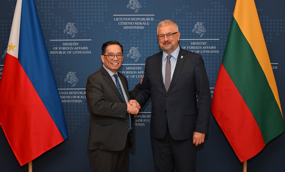 Vilniuje surengtos Lietuvos ir Filipinų konsultacijos 