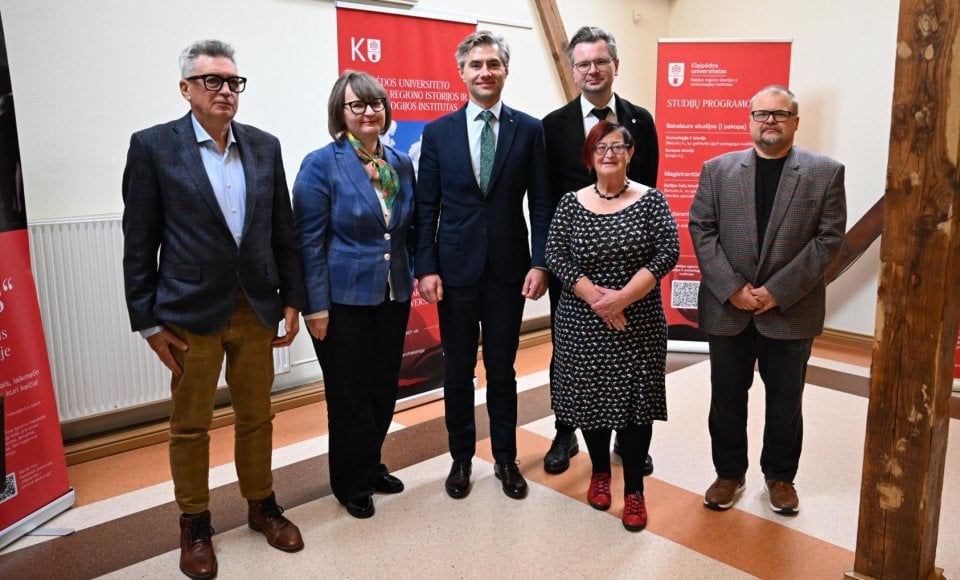 K. Budrys su Klaipėdos universiteto mokslininkais aptarė antisemitizmo ir Holokausto tyrimų...