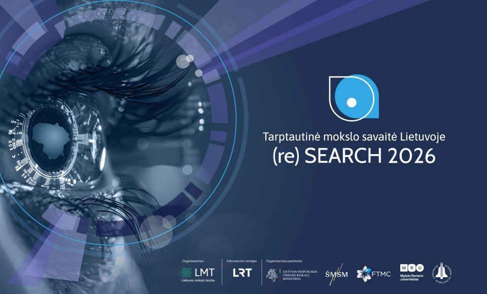 Kviečiame registruotis į tarptautinės mokslo savaitės „(re)SEARCH 2026“ renginius