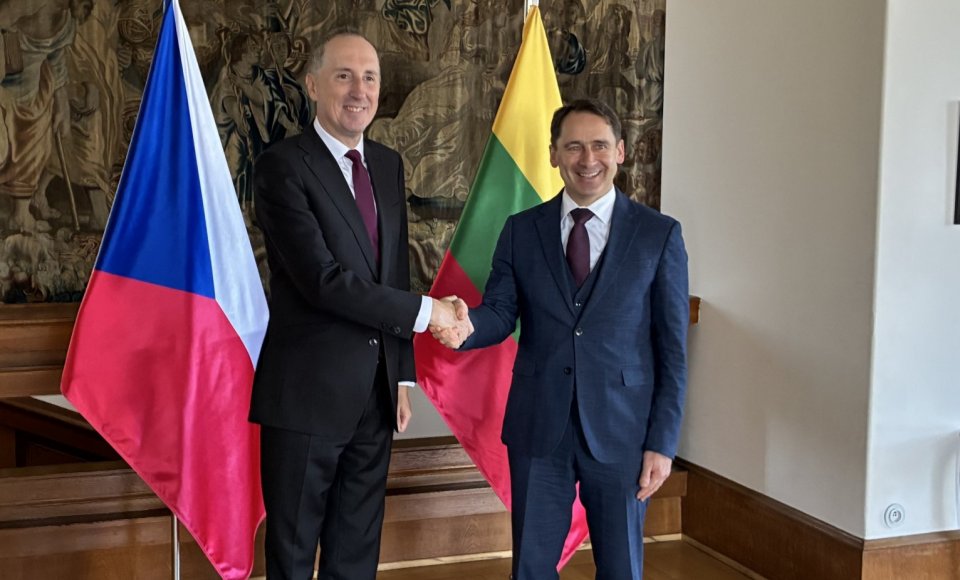 Vice-Minister Mitkus in Czechia: security, innovation and a united Europe remain shared priorities