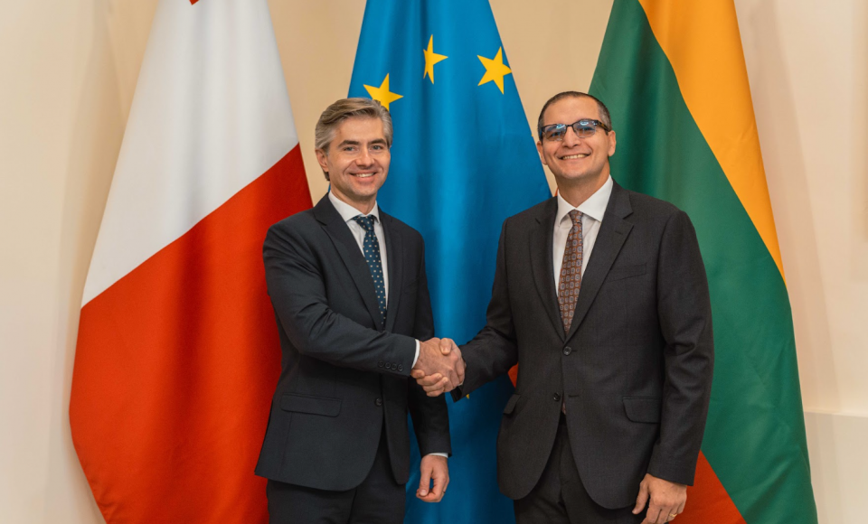 Ahead of Lithuania’s Presidency of the Council of the EU, Budrys stresses strengthening European security and competitiveness in Malta