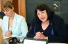 Lietuvos ambasadorė Slovėnijoje Izolda Bričkovskienė (dešinėje)