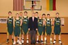 V.Ušackas and basketball team Lituanica