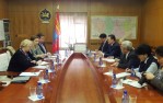 Встреча с Вице-премьером Монголии Дендевом Тэрбишдагвой