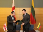 During the consultations, the Ministry of National Defence of Lithuania and the Ministry of Defence of Georgia signed a cooperation plan for 2014.