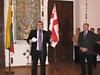 J.Paslaukas (kairėje) ir G.Baramidzė