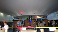 From the inside, the Lithuanian pavilion resembles a big hot air balloon (Image: Radio86).