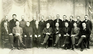 The Council of Lithuania on 16 February 1918. Courtesy of Vilnius University Library