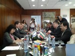 La rencontre avec le président de la Knesset Yuli Edelstein