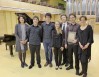 A.Plepytė (pirma iš kairės) su pianistais R.Zubovu (trečias iš dešinės) ir S.Zuboviene (pirma dešinėje) bei ispanų studentais po koncerto