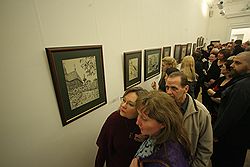 Литовские рисунки Добужинского — это «путевые заметки», фактически краеведение. В ниx нет никакого символизма, никакиx фантастическиx сюжетов, которые так любили мирискусники